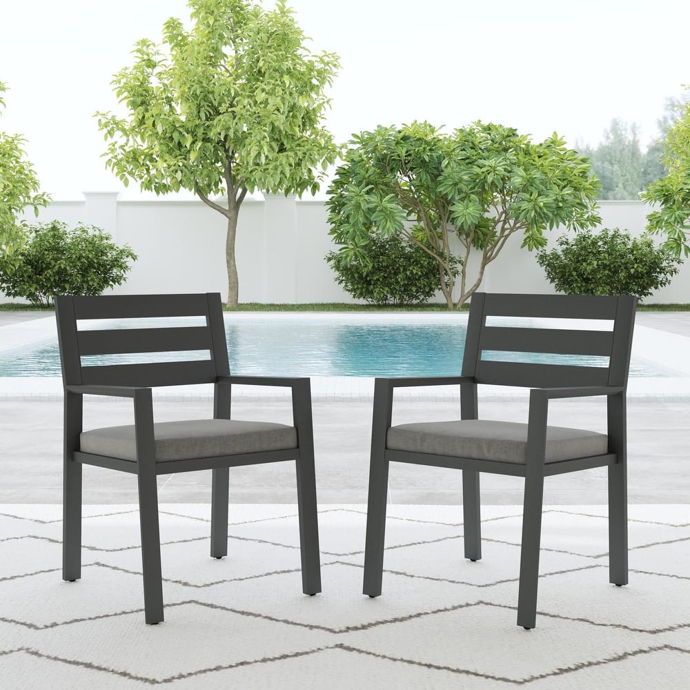 Homestyles Grayton Outdoor Dining Chairs (Set of Two) - 26" x 32" x 33"