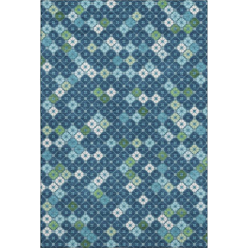 Premium Washable Super Soft Modern Mosaic Mayfield Rug
