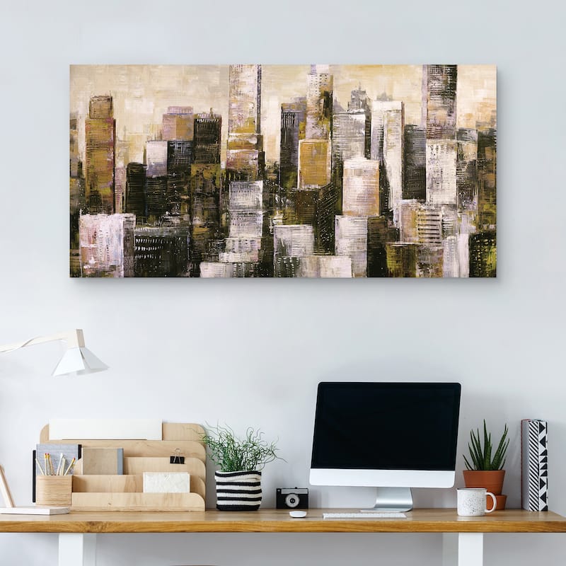 City Gold I by Sandy Doonan Canvas Art Print