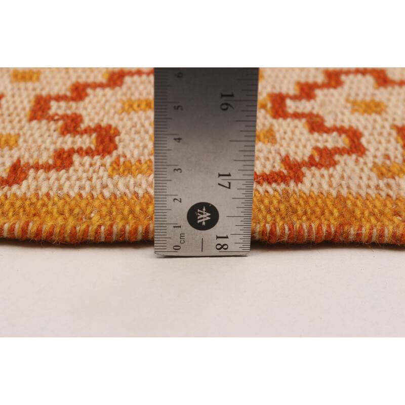 Ankara Orange Kilim 5'0" x 8'1" - 5'0 x 8'1