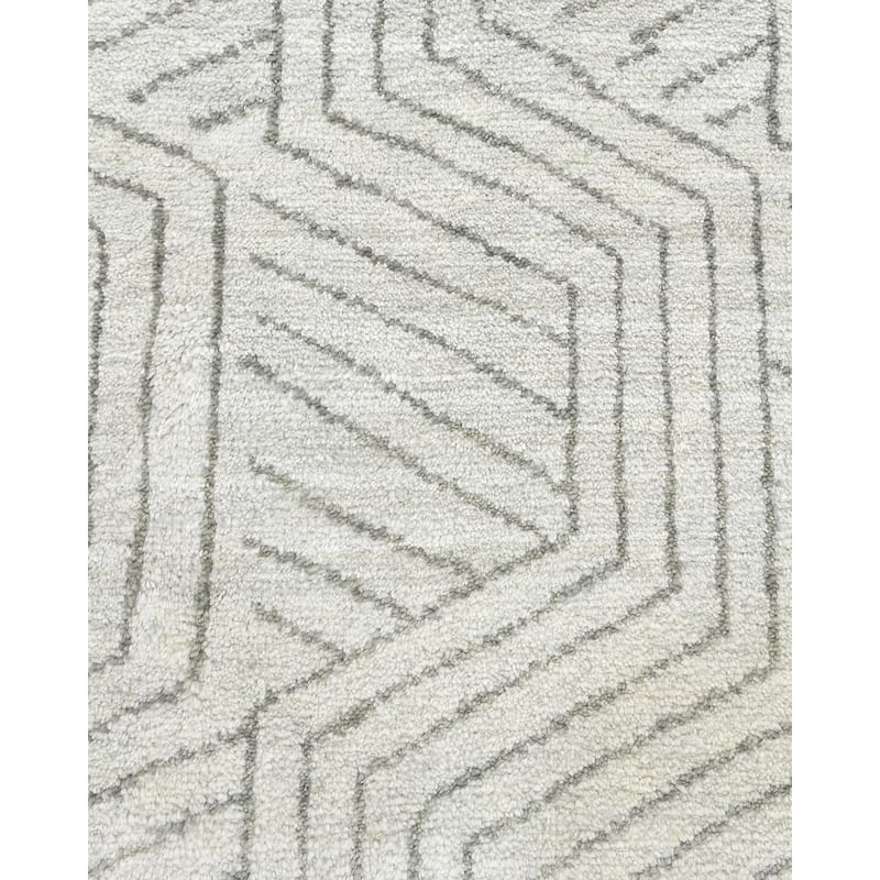 Overton Handmade Boho Geometric Area Rug