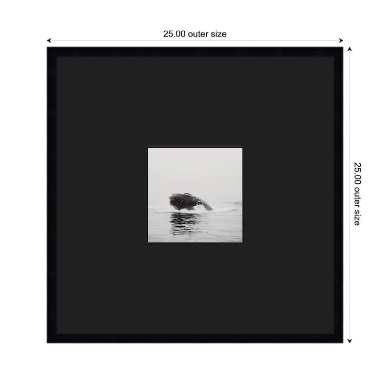 Kate and Laurel Humpback Whale No. 4 by Laura Evans Framed Wall Art Print Matted