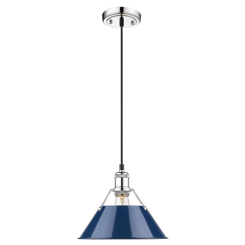 Golden Lighting 3306-M CH Orwell 10" Wide Mini Pendant