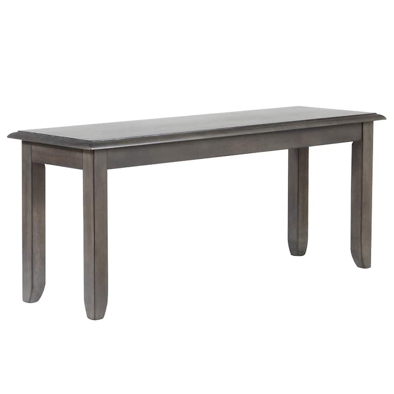 Wooden Dining Bench - 42" - Gray