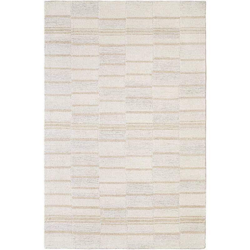 Livabliss Sierra Hand Tufted Geometric Wool Rug