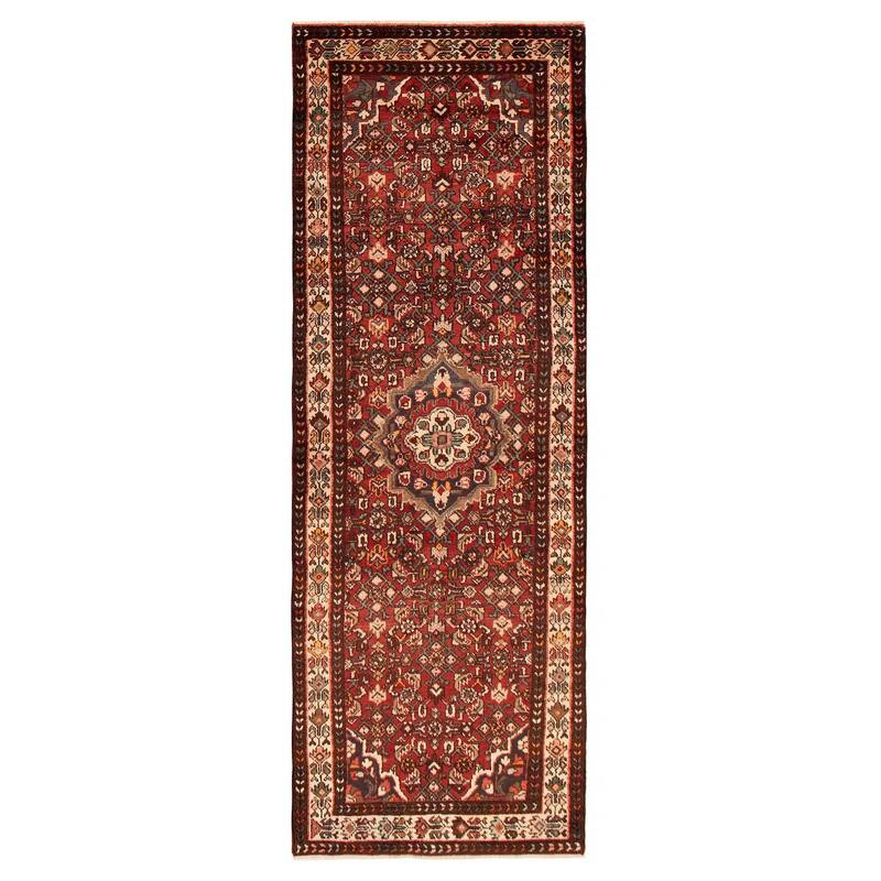 Andelz Red Rug 3'5" x 10'4" - 3'5 x 10'4 - Red - 3'5 x 10'4