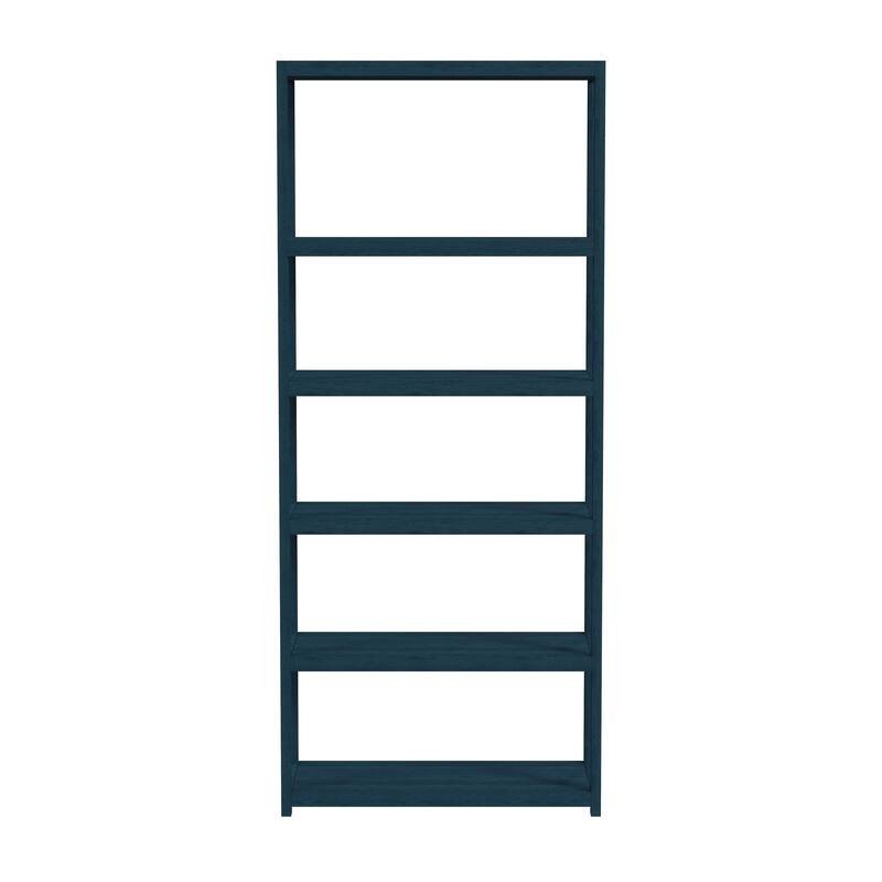 Lark 5 Tier 30"W x 75"H Wood Etagere Bookcase