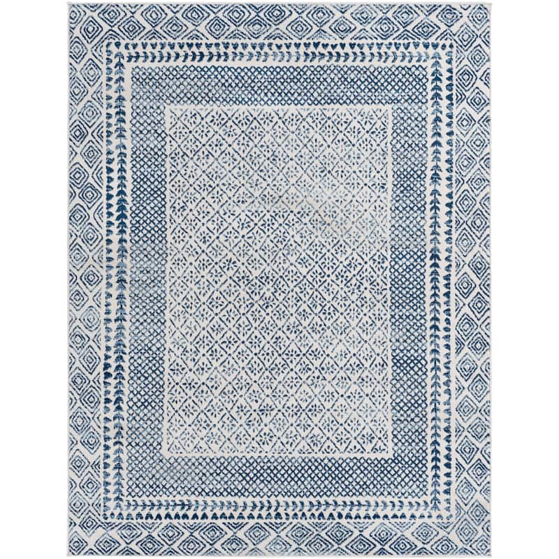 Livabliss Vanessa Tribal Border Area Rug