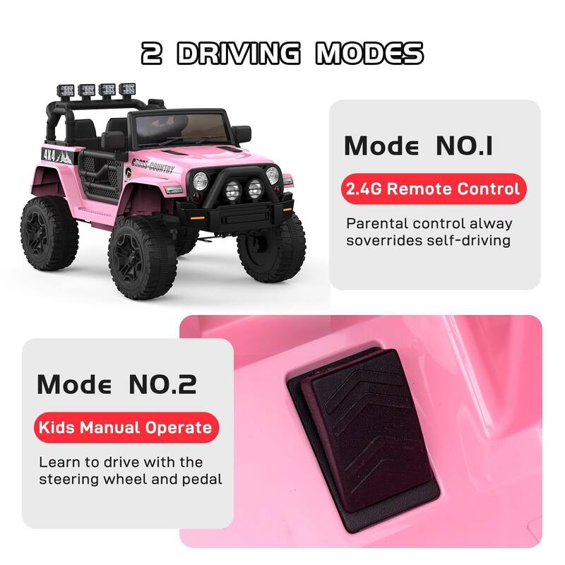 12V Kids Ride On Truck Car w/Parent Remote Control