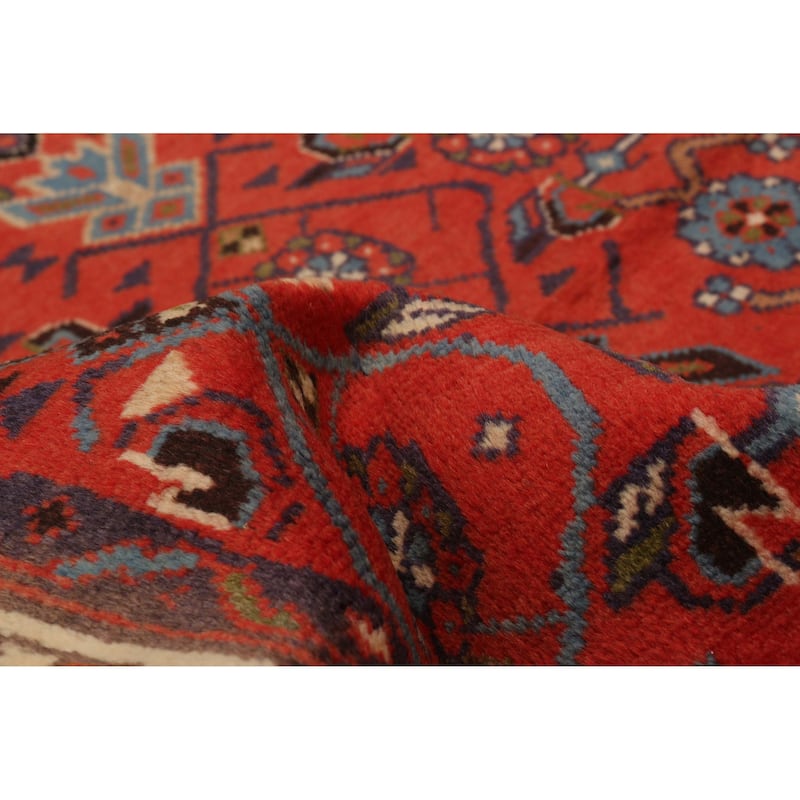 ECARPETGALLERY Hand-knotted Andelz Red Wool Rug - 3'3 x 9'10