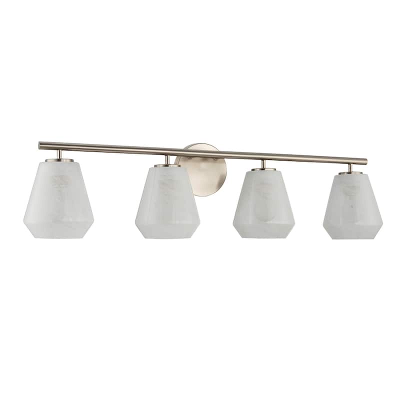 Artcraft Brooke Bathroom Vanity - Wispy White Glassware Shade