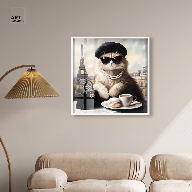Cat in Paris Treats Shadowbox by Art Remedy