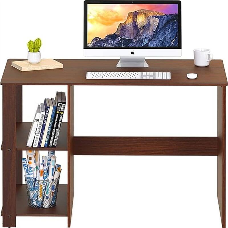 Home Office Computer Desk with Shelves