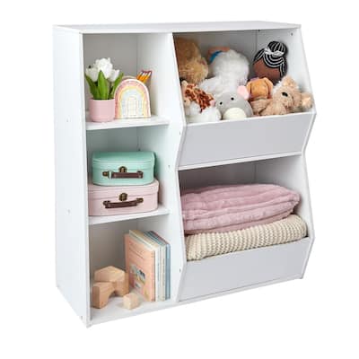 Badger Basket Side-by-Side Combo Bin Storage Unit - 31.5" x 15.75" x 35.5"