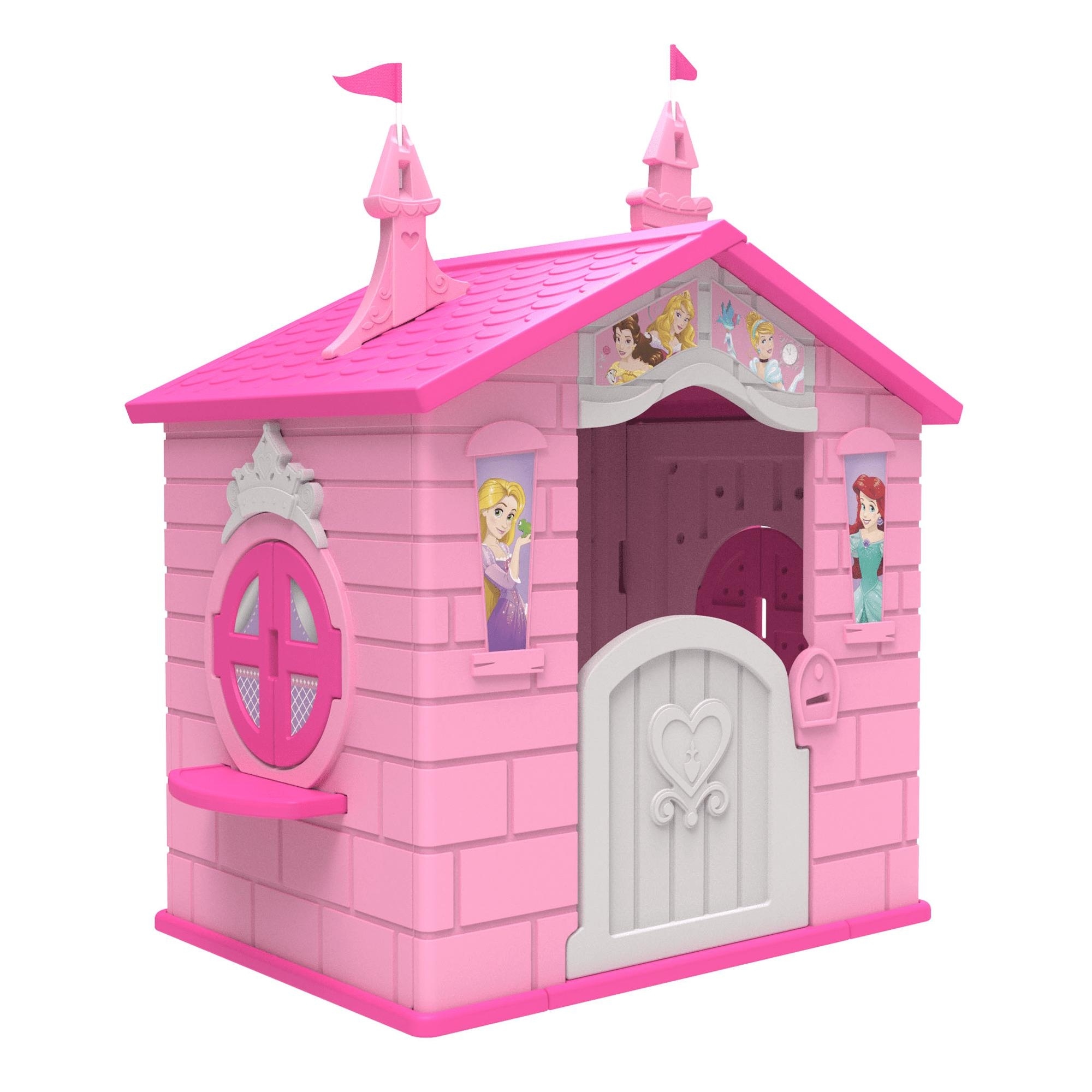 Princess Plastic Indoor,Outdoor Playhouse with Eas...