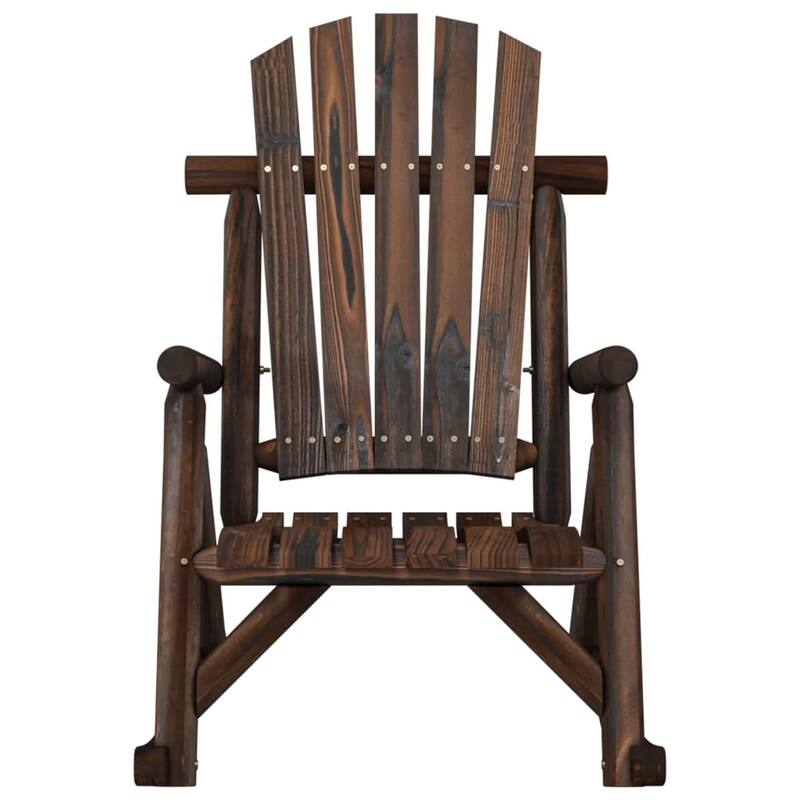 vidaXL Patio Chair 26.8"x33.9"x40.6" Solid Wood Spruce
