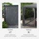preview thumbnail 5 of 6, Outsunny 12' x 19' Louvered Pergola Hardtop Gazebo with Adjustable Aluminum Roof and Frame, Outdoor Pergola with Curtains