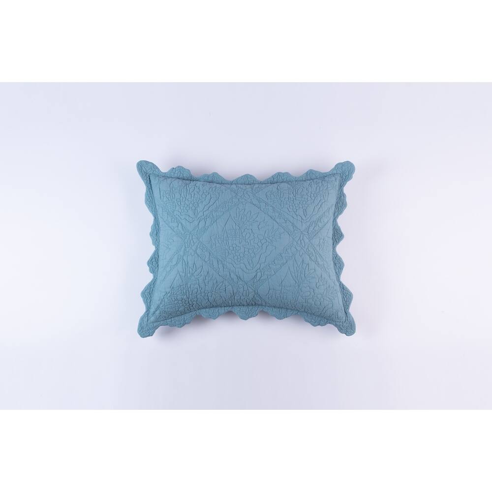 Lazel Cotton Scallop Edge Pillow Sham