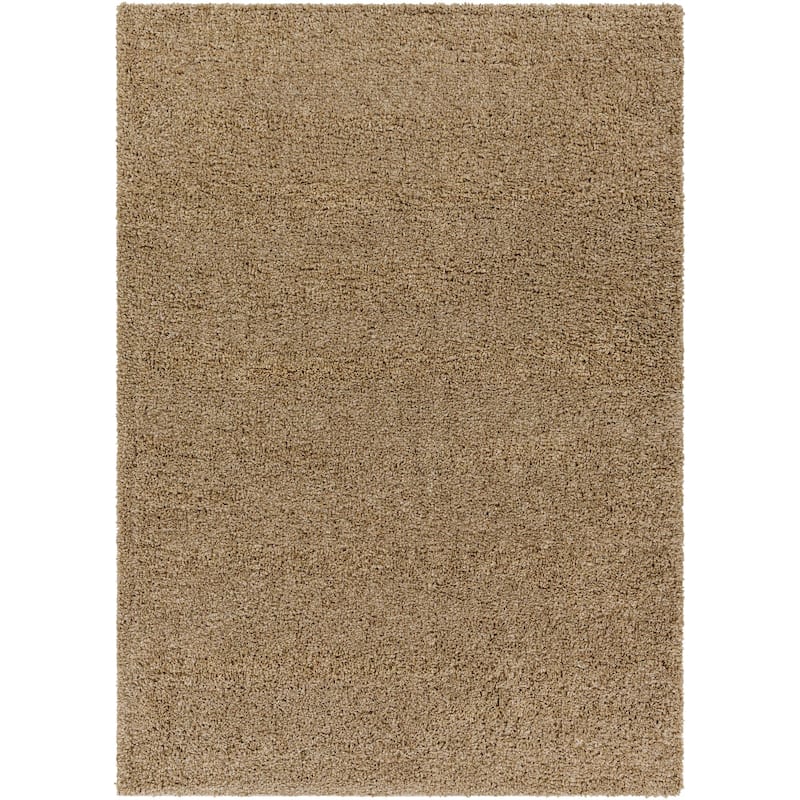 Livabliss Deluxe Shag Minimalist Medallion Area Rug
