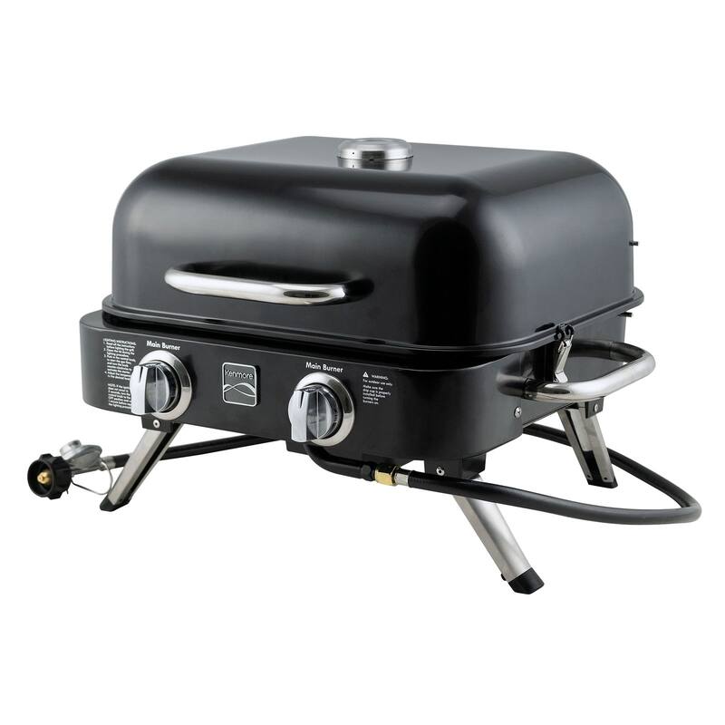 Kenmore 2-Burner Retro Portable Gas Grill