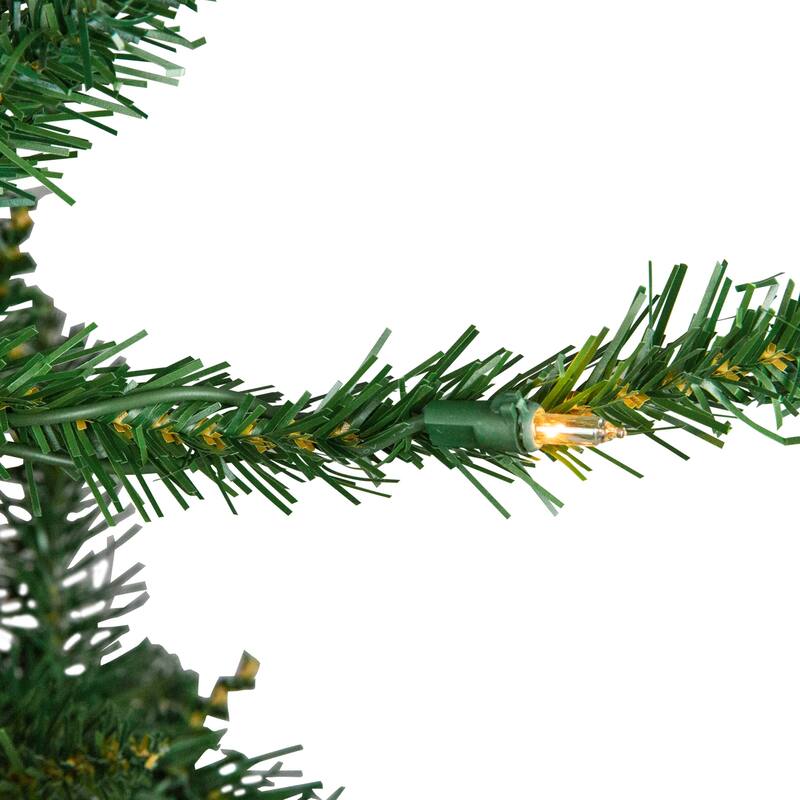 9' Pre-Lit Twin Falls Pine Artificial Christmas Tree Clear Lights