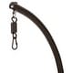 preview thumbnail 15 of 16, Christopher Knight Home - Sansa Outdoor/Indoor Wicker Hanging Basket Hammock Chair with Iron Stand & Water-Resistant Cushions