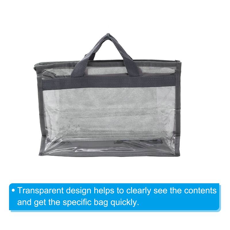 Handbag Dust Bags, Purse Storage Organizer PVC Dustproof Handbag Cover