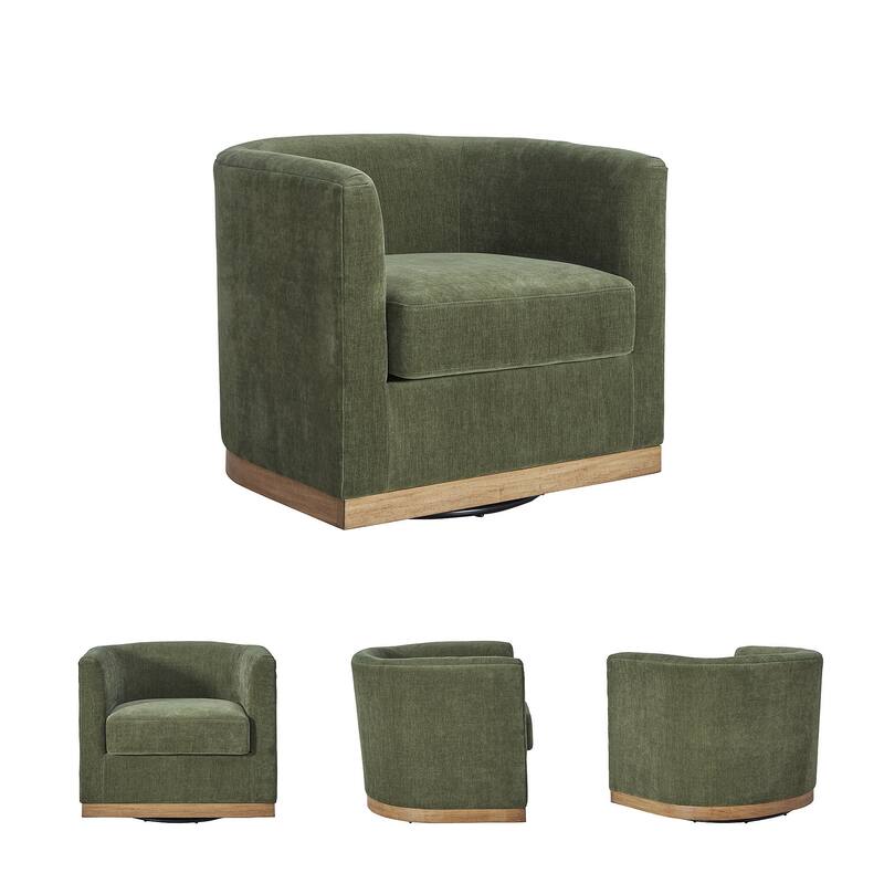 Signature Design by Ashley Jersonlow Forest Green Swivel Chair - 34" W x 31.25" D x 28.88" H