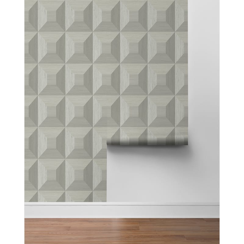 NextWall Quadrant Geo Peel and Stick Wallpaper
