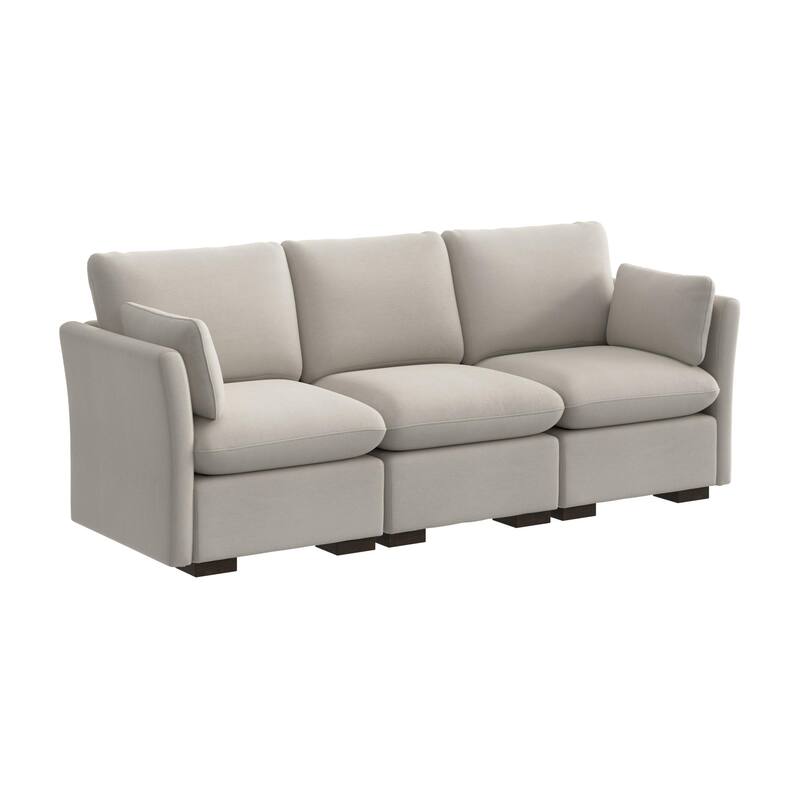 Bush Home Sienna Modular 3-Seater Sofa - Mist Taupe