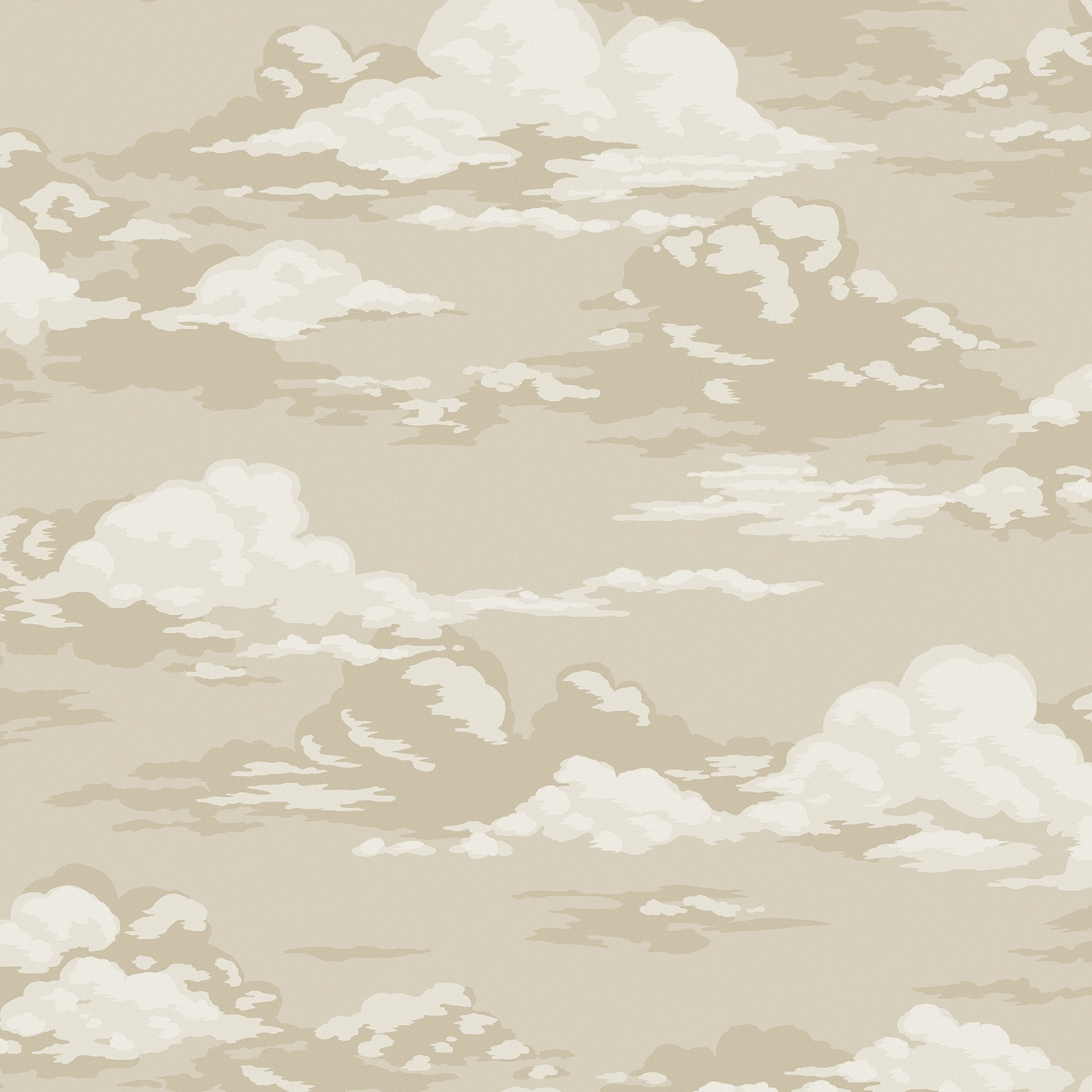 Fine Decor Cumulus Beige Vintage Clouds Wallpaper - 396 x 20.5