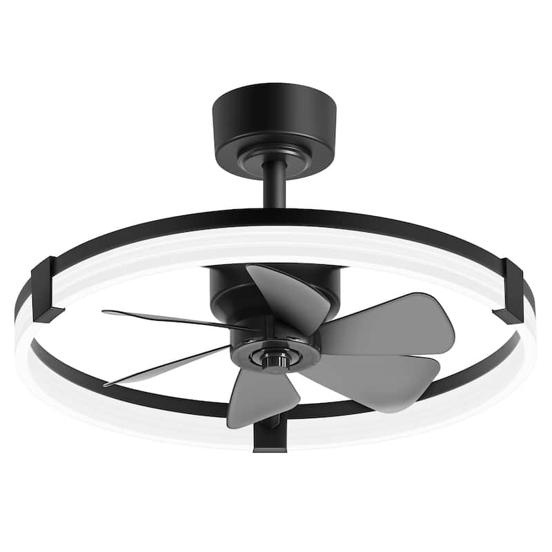 20"/23" Low Profile Dimmable Smart Ceiling Fan with Lights and Remote(6/7 ABS Blades)