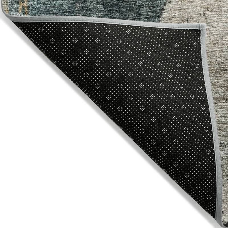 Machine Washable Indoor/ Outdoor Contemporary Chantille Rug