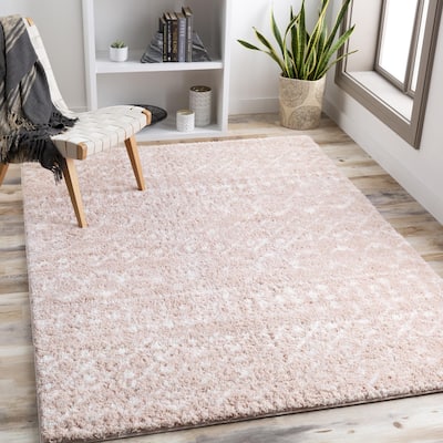 Livabliss Aliyah Shag Moroccan Tribal Area Rug