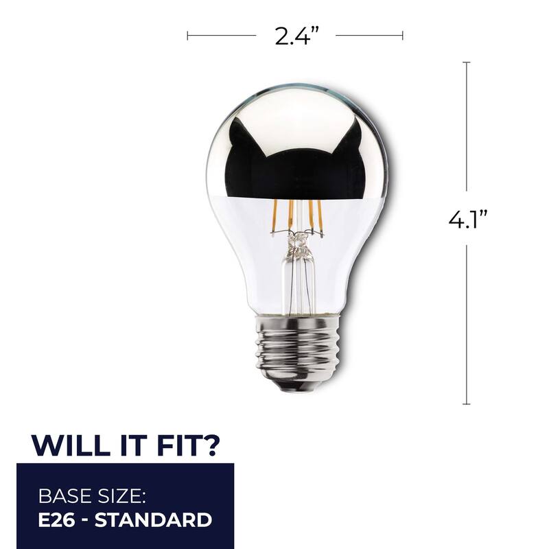 Bulbrite Multi Pack 7 Watt Dimmable A19 Medium (E26) LED Bulb