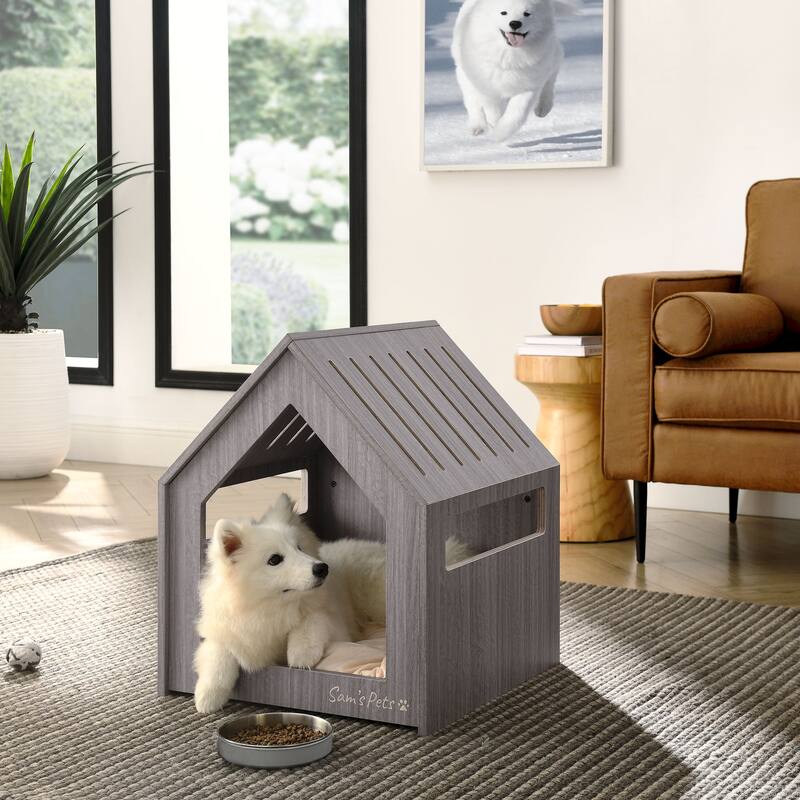 Forest 23'' Dog House In Gray - 23