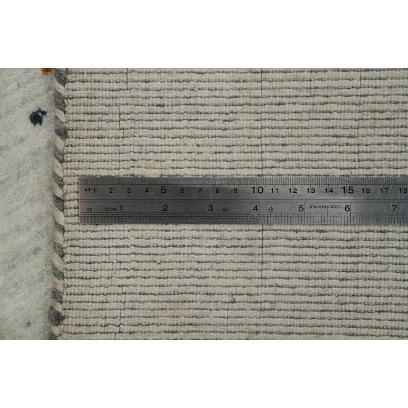 Hand Knotted Oriental 100% Wool Carpet Tribal Animal Pictorial Beige & Ivories Gabbeh Area Rug - 12' 0'' X 9' 0''