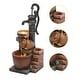 preview thumbnail 9 of 10, 32.3" H Farmhouse Well Water Pump and Pots Resin Fountain with LED Lights