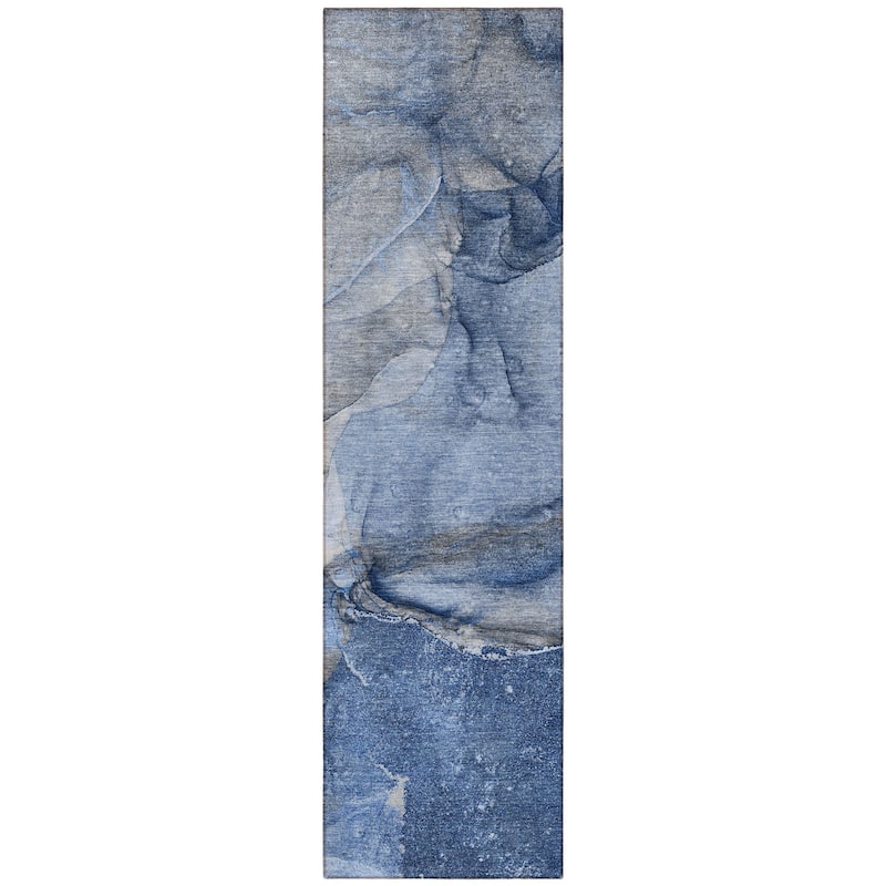 Fami Artistic Abstract Weather Resistant Versatile Elegance Outdoor Rug