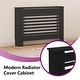 preview thumbnail 7 of 7, vidaXL Radiator Cover with Top Storage Shelf, 44.1x7.5x32.1 Inches - 44.1"x7.5"x31.9"