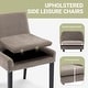 preview thumbnail 19 of 55, RENEWLINE Mid-Century Modern Corduroy Upholstered Dining Chairs with Solid Wood Legs