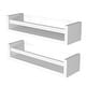 preview thumbnail 7 of 27, Wallniture Elba Wall Mounted Kids Shelves Nursery Storage Toy Organizer Wood Bookshelf, Set of 2