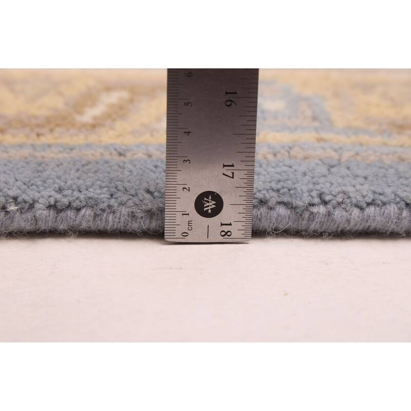 ECARPETGALLERY Hand-knotted Royal Oushak Light Blue Wool Rug - 8'2 x 10'3