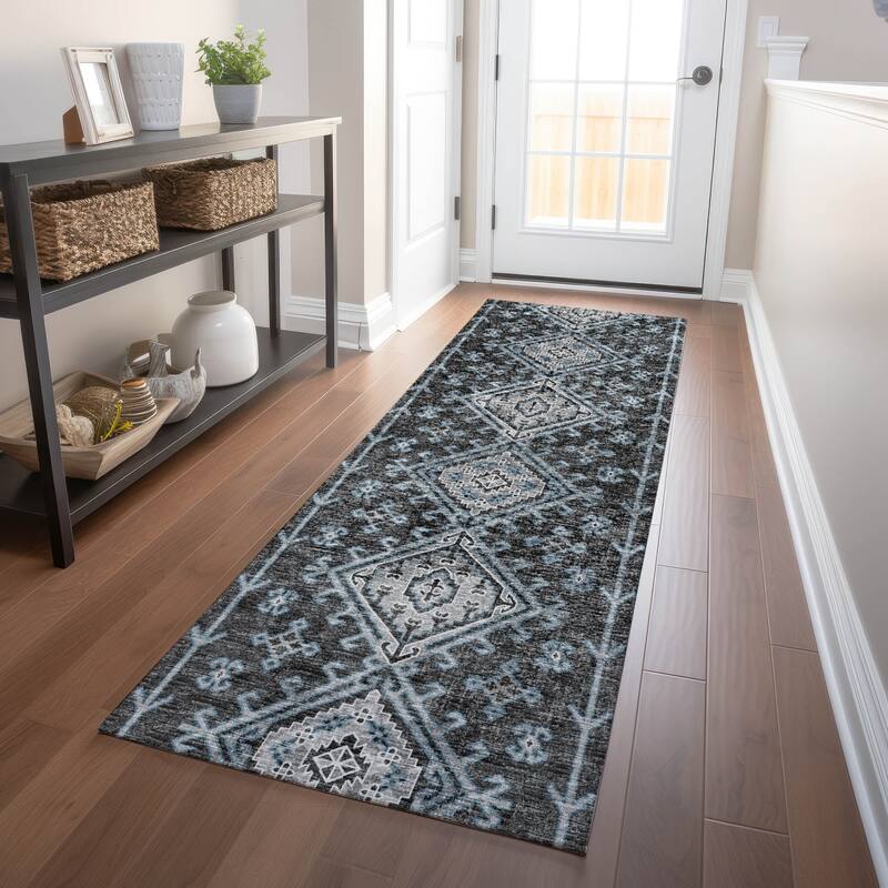 Premium Washable Super Soft Boho Global Mayfield Rug - Shadow - 2' 3" x 7' 6" - Runner
