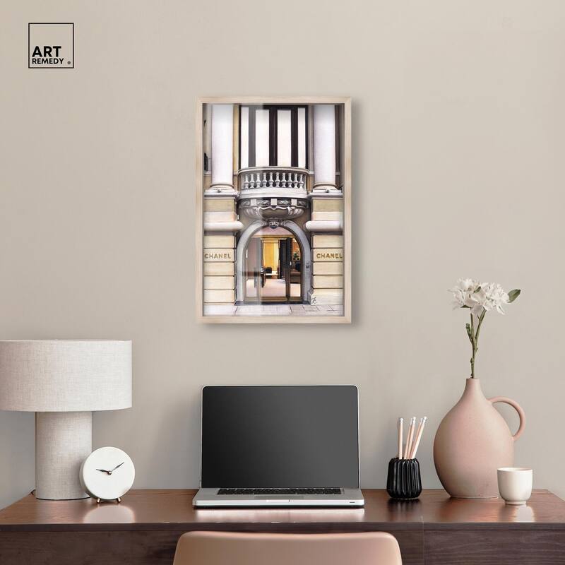 Expensive Store in Paris Shadowbox by Art Remedy