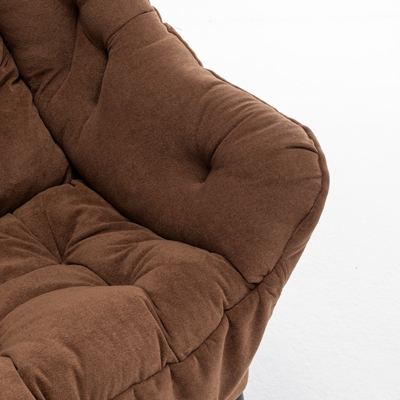 Accent Recliner Chair with Ottoman - Comfortable Upholstered Lounge Chair with Footrest, Ideal for Living Room, Bedroom