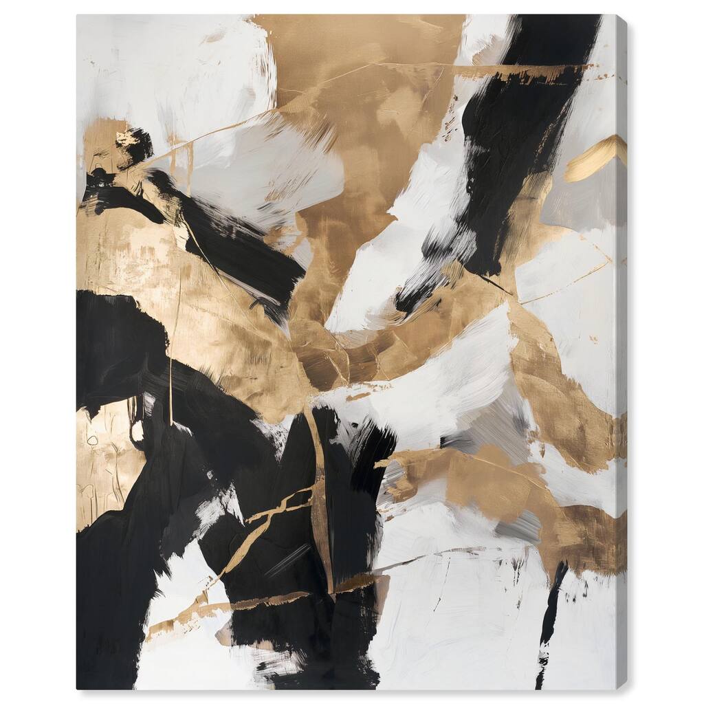 Cracked Gilt II Canvas by Art Remedy, Gallery Wrapped