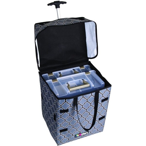 collapsible rolling tote