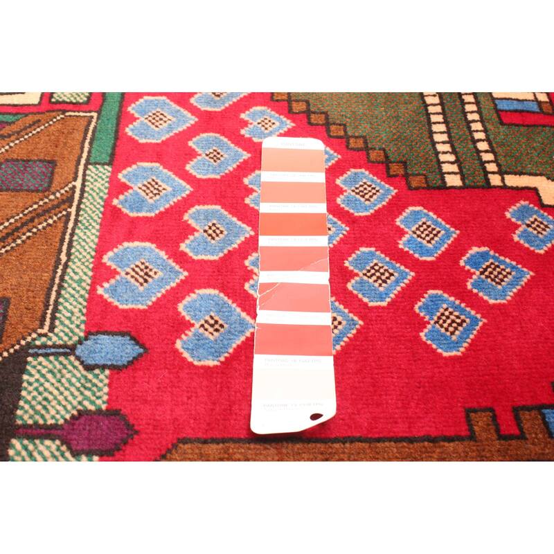 ECARPETGALLERY Hand-knotted Teimani Red Wool Rug - 2'8 x 4'7
