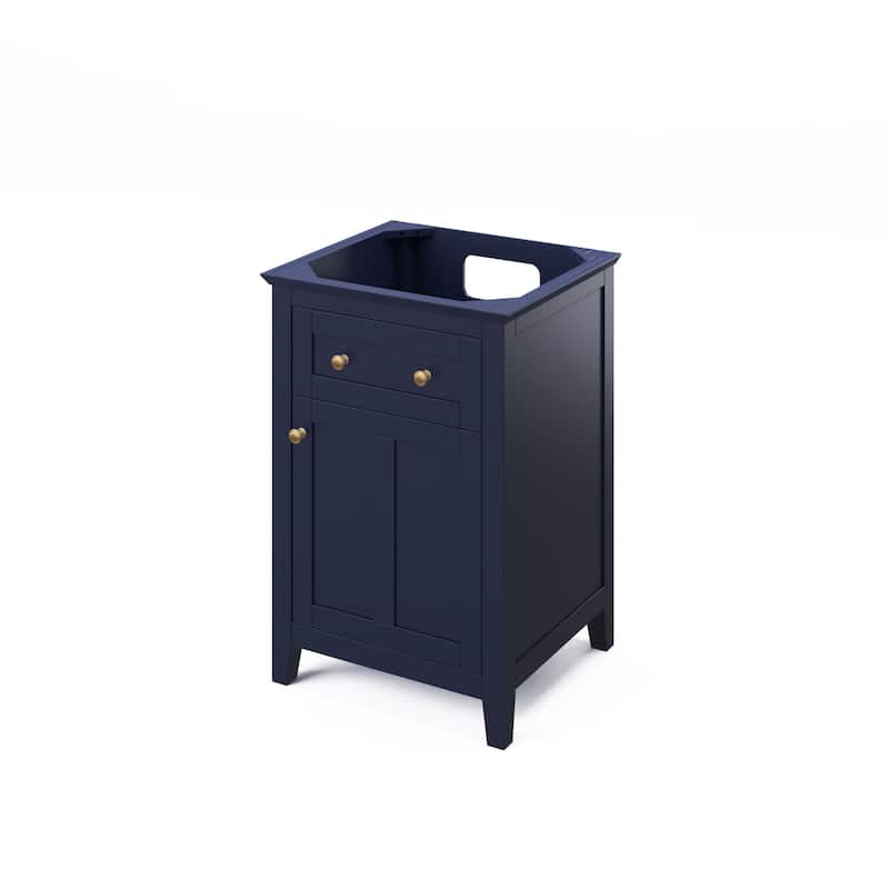 Jeffrey Alexander VN2CHA-24-NT Chatham 24" Single Free Standing Vanity - Hale Blue - Painted